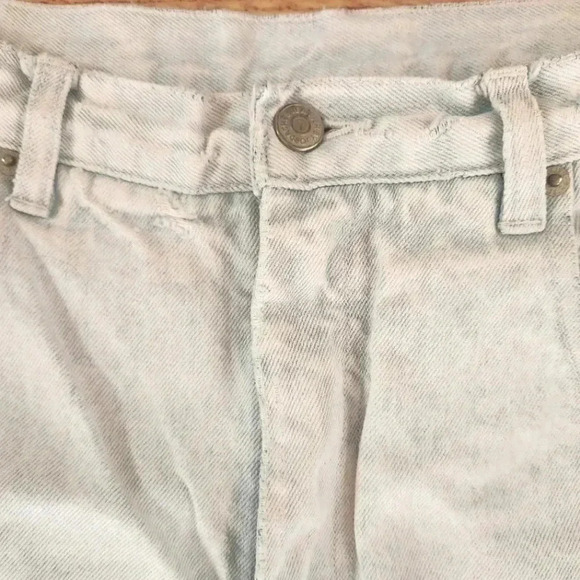 GUC Vintage Jordache Acid Wash Lace Heart Jeans, Size 15/16 or Modern Size 12 - Picture 4 of 12